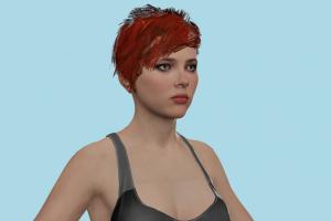 DBH Traci Detroit, DBH, Become-Human, female, girl, woman, people, xna, characters, animated